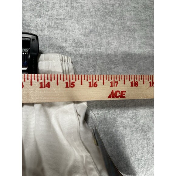 NWT MTO Men’s Shorts White Size M/L Cotton Pockets Drawstring Waist Y2K - Picture 6 of 8